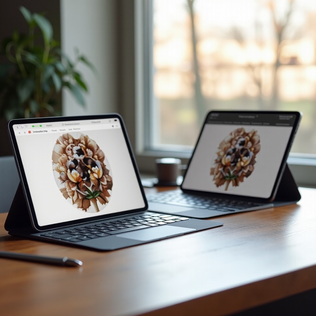 ipad set mit tastatur und stift